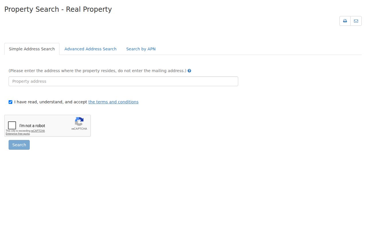 San Jose residents directory property search fields
