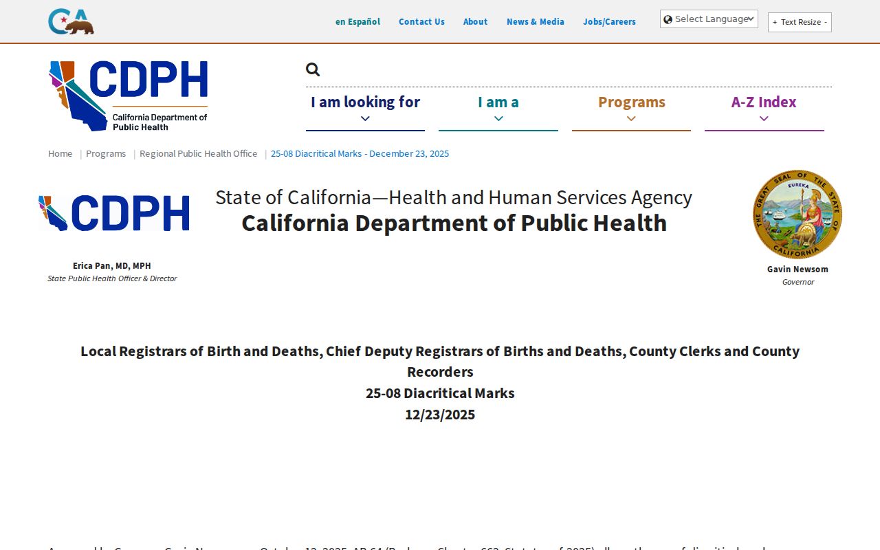 San Jose previous residents search with vital-record diacritical mark guidance